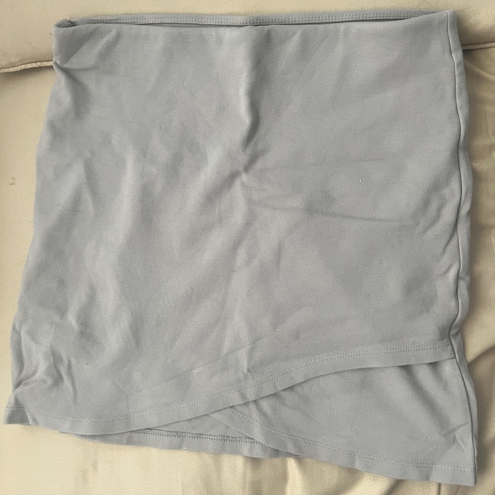 Gray Aritzia mini skirt